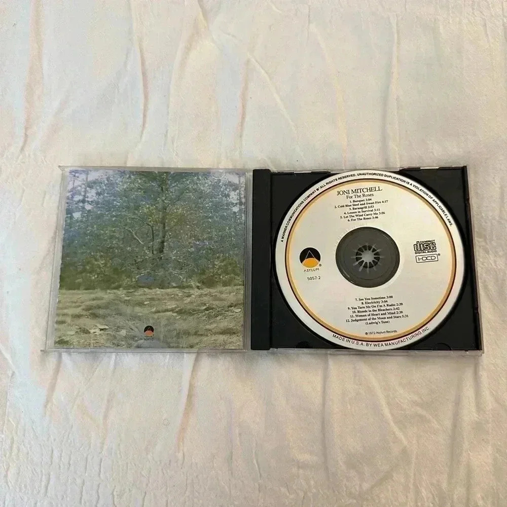 Joni Mitchell ‎♫ For the Roses ♫ Rare 1972 Asylum Records  Disc Compact - Picture 4 of 7